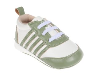 K-Swiss Infant Boys Crib Shoe Soft Bottom Baby Shoes - Sneakers and First Walking Shoes for Babies, Green, 1