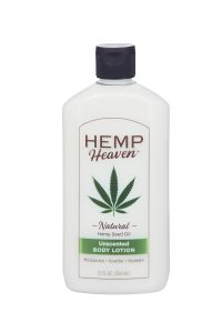 Hemp Heaven Natural Hemp Seed Oil Unscented Body Lotion 12 Oz - Moisturizing & Soothing Skincare, Paraben-Free, for Sensitive Skin