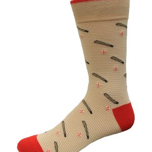 Rockport Men's Baseball Crew Socks 1 Pair, Stone, Men's US: 8-12 / EU: 41-45